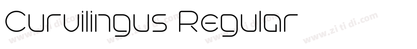Curvilingus Regular字体转换